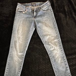 Gucci light wash skinny jean.